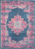 Passion PSN03 Blue Area Rug by Nourison 5'3'' X 7'3''