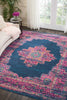 Passion PSN03 Blue Area Rug by Nourison Room Image