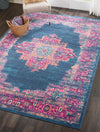 Passion PSN03 Blue Area Rug by Nourison Room Image