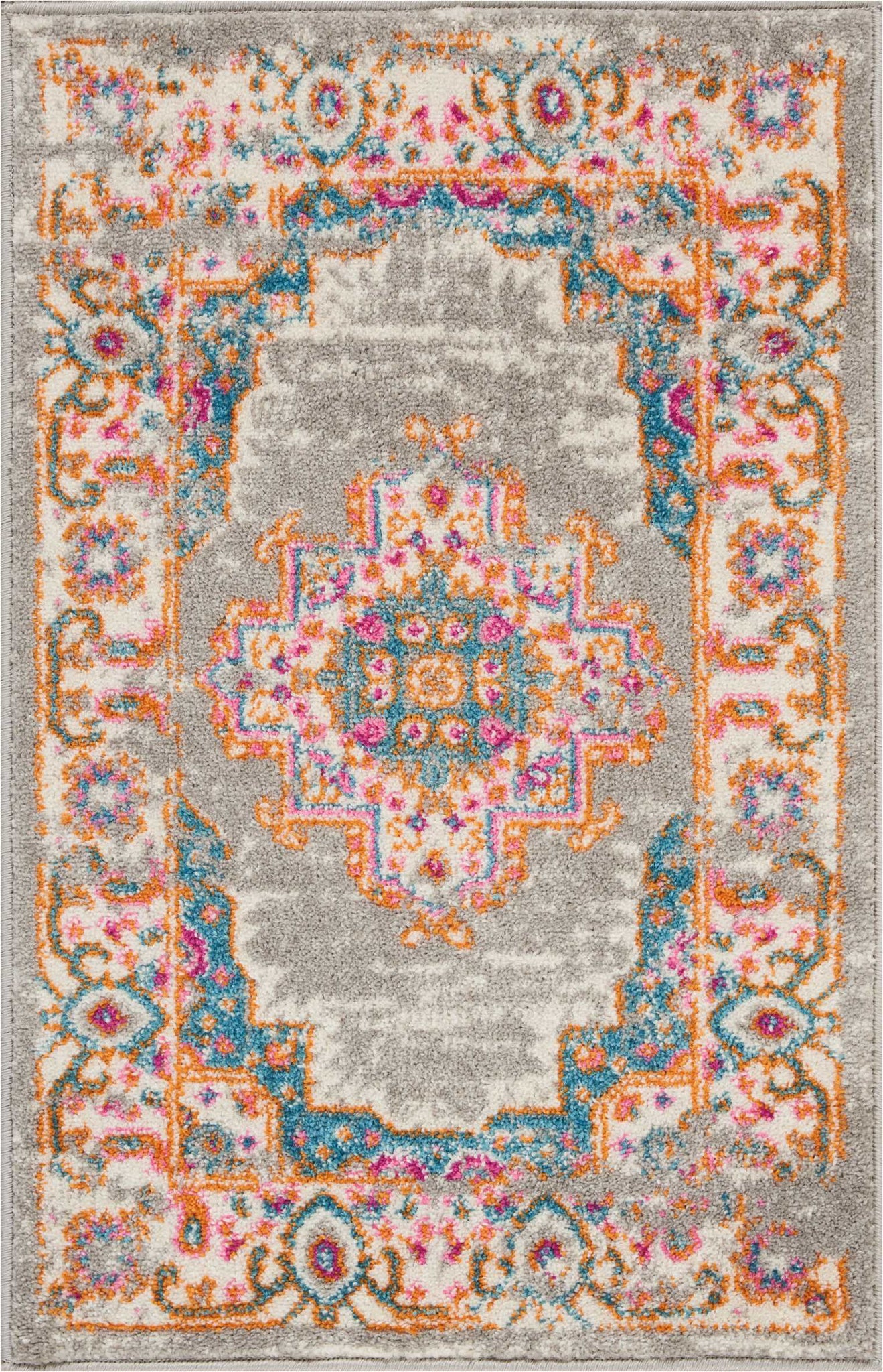 Passion PSN03 Grey Area Rug by Nourison main image
