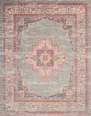 Passion PSN03 Grey Area Rug by Nourison 8' X 10'