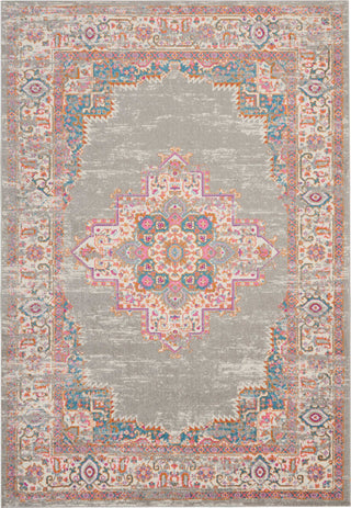 Passion PSN03 Grey Area Rug by Nourison 6'7'' X 9'6''