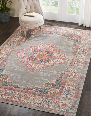 Passion PSN03 Grey Area Rug by Nourison Room Image