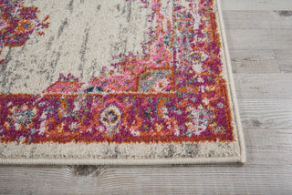 Nourison Passion PSN03 Ivory/Fushia Area Rug Detail Image