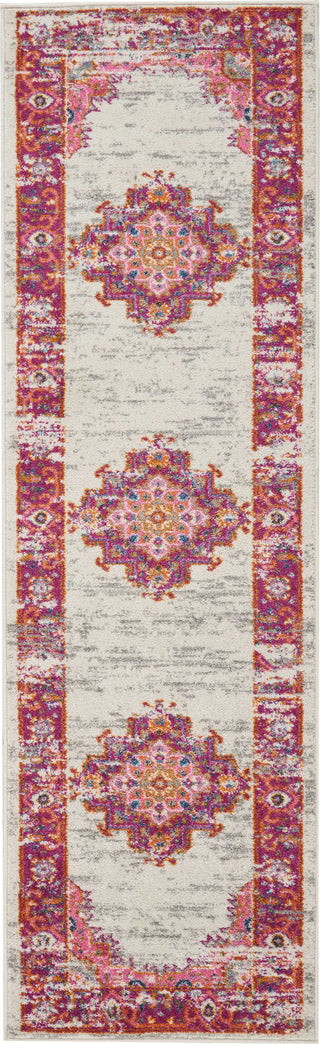 Passion PSN03 Ivory/Fushia Area Rug by Nourison Main Image