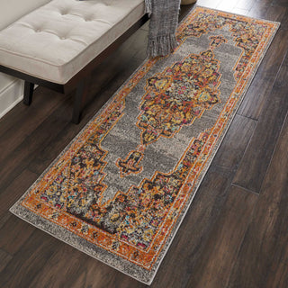 Nourison Passionate PST01 Grey Area Rug Room Scene 3