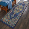 Nourison Passionate PST01 Navy Area Rug Room Scene 3