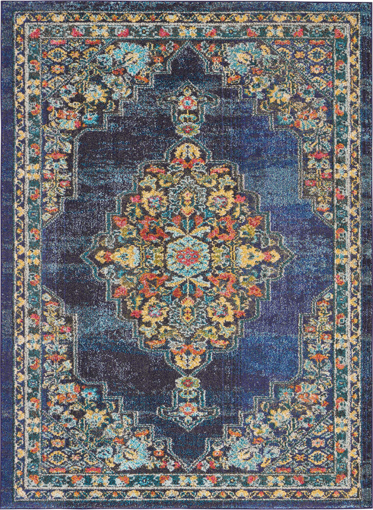 Nourison Passionate PST01 Navy Area Rug Main Image