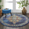 Nourison Passionate PST01 Navy Area Rug Room Scene 4