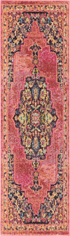 Nourison Passionate PST01 Pink/Flame Area Rug 2' 2'' X 7'6'' Runner