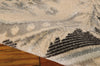 Nourison Platine MA201 Charcoal Area Rug by Michael Amini 8' X 11' Texture Shot