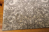 Nourison Platine MA202 Ecru Area Rug by Michael Amini 8' X 11' Corner Shot