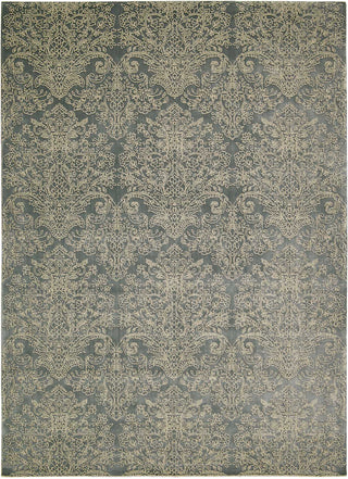 Nourison Platine MA202 Marine Area Rug by Michael Amini 8' X 11'