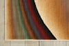 Nourison Radiant Arts RA02 Rainbow Area Rug Corner Image