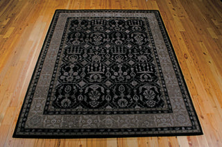 Nourison Regal REG01 Black Area Rug Main Image