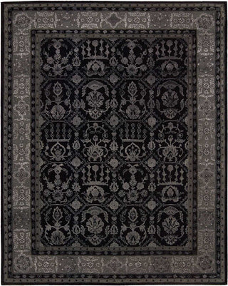 Nourison Regal REG01 Black Area Rug Main Image