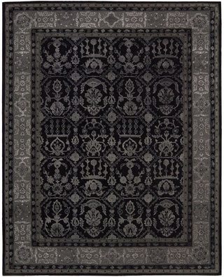 Nourison Regal REG01 Black Area Rug main image