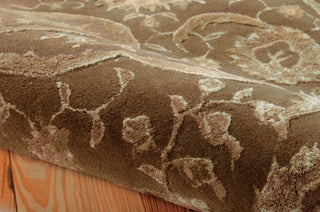 Nourison Regal REG02 Chocolate Area Rug Detail Image