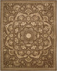 Nourison Regal REG02 Chocolate Area Rug Main Image