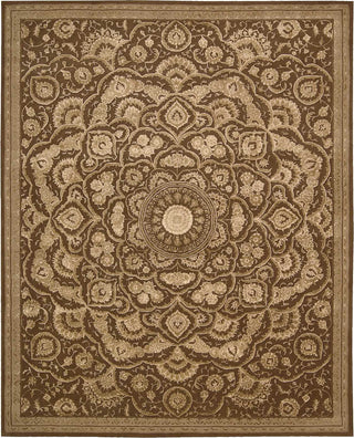 Nourison Regal REG02 Chocolate Area Rug Main Image