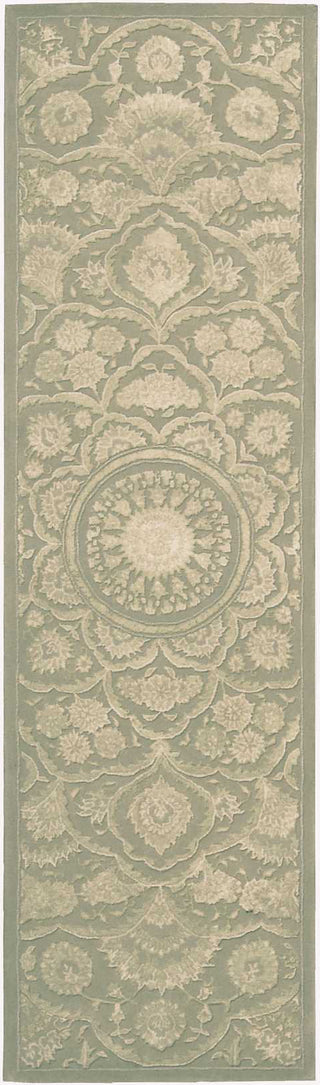 Nourison Regal REG02 Green Area Rug Runner Image