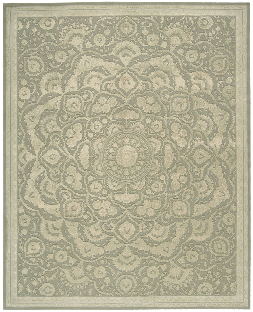 Nourison Regal REG02 Green Area Rug main image