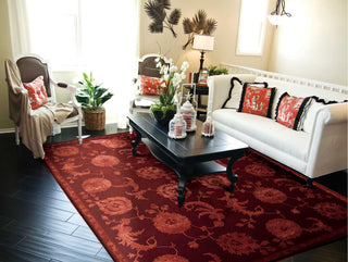 Nourison Regal REG03 Garnet Area Rug Room Image Feature