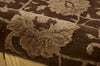 Nourison Regal REG05 Chocolate Area Rug 8' X 10' Texture Shot