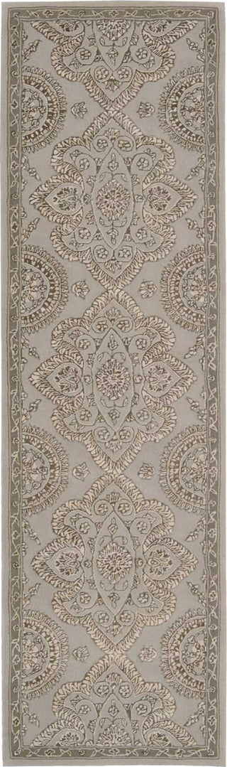 Nourison Regal REG06 Grey Area Rug Runner Image