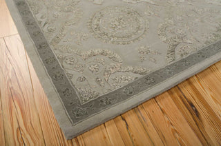 Nourison Regal REG06 Grey Area Rug Corner Image