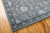 Nourison Regal REG07 Slate Area Rug Corner Image