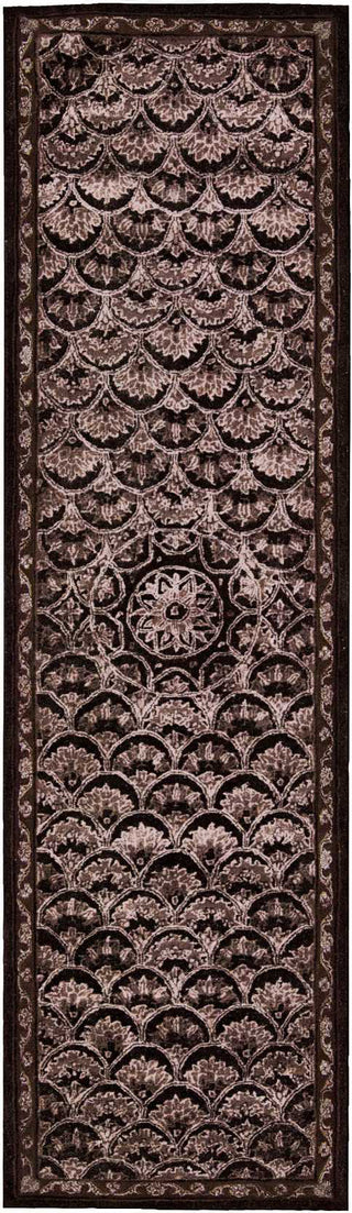 Nourison Regal REG08 Espresso Area Rug Runner Image