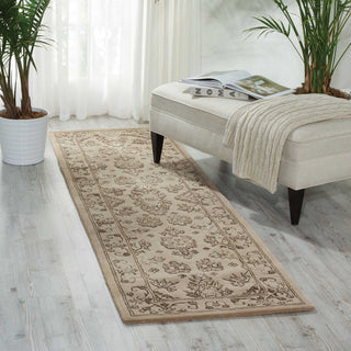 Nourison Regal REG09 Taupe Area Rug Room Image Feature