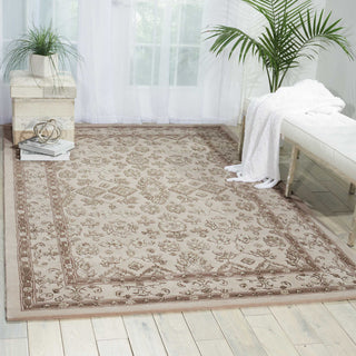 Nourison Regal REG09 Taupe Area Rug Room Image Feature