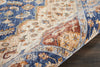Nourison Reseda RES01 Blue Area Rug Detail Image