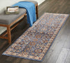 Nourison Reseda RES04 Blue Area Rug Room Image Feature