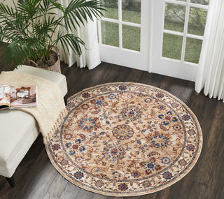 Nourison Reseda RES04 Natural Area Rug Room Image