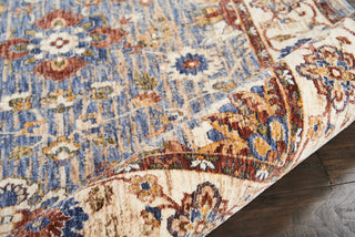 Nourison Reseda RES04 Sky Area Rug Detail Image