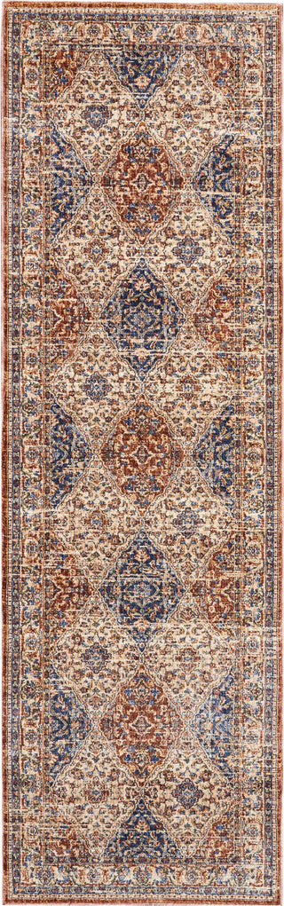 Nourison Reseda RES05 Multicolor Area Rug 2'3'' X 7'6'' Runner