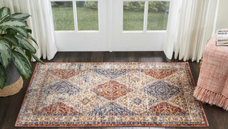 Nourison Reseda RES05 Multicolor Area Rug Room Image