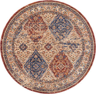 Nourison Reseda RES05 Multicolor Area Rug 5' X ROUND