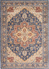 Nourison Reseda RES01 Blue Area Rug 5'3'' X 7'6''