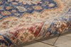Nourison Reseda RES01 Blue Area Rug Detail Image