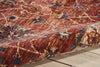 Nourison Reseda RES02 Brick Area Rug Detail Image