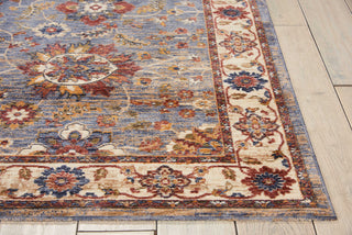 Nourison Reseda RES04 Sky Area Rug Detail Image