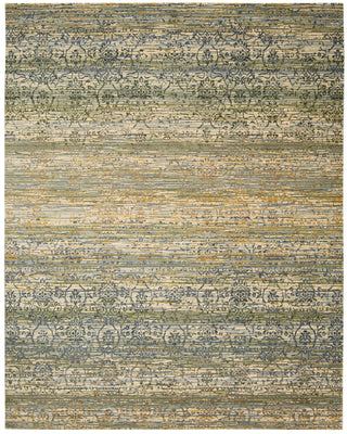 Nourison Rhapsody RH003 Beige Blue Area Rug main image