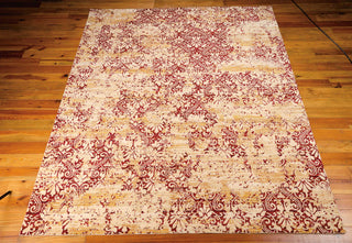 Nourison Rhapsody RH005 Gold Garnet Area Rug Main Image