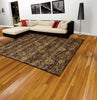Nourison Rhapsody RH007 Ebony Area Rug Room Image Feature