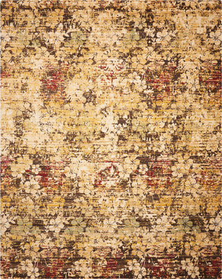 Nourison Rhapsody RH004 Beige Gold Area Rug main image