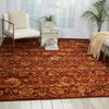 Nourison Rhapsody RH007 Sienna Gold Area Rug Room Image Feature